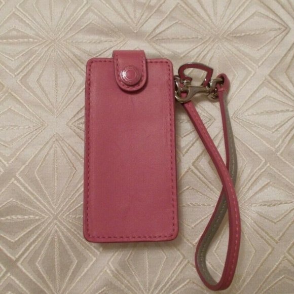 Coach iPod Nano Pink Leather Case *HOST PICK* - Picture 3 of 11